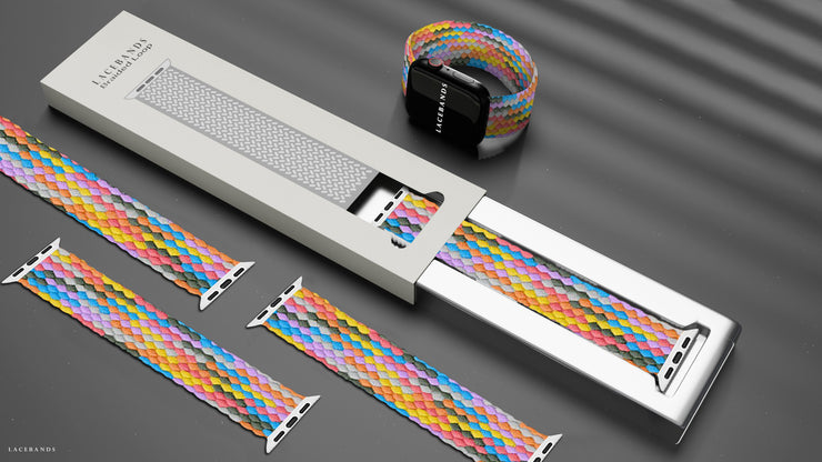 Braided Loop strap for Apple Watch - Brights