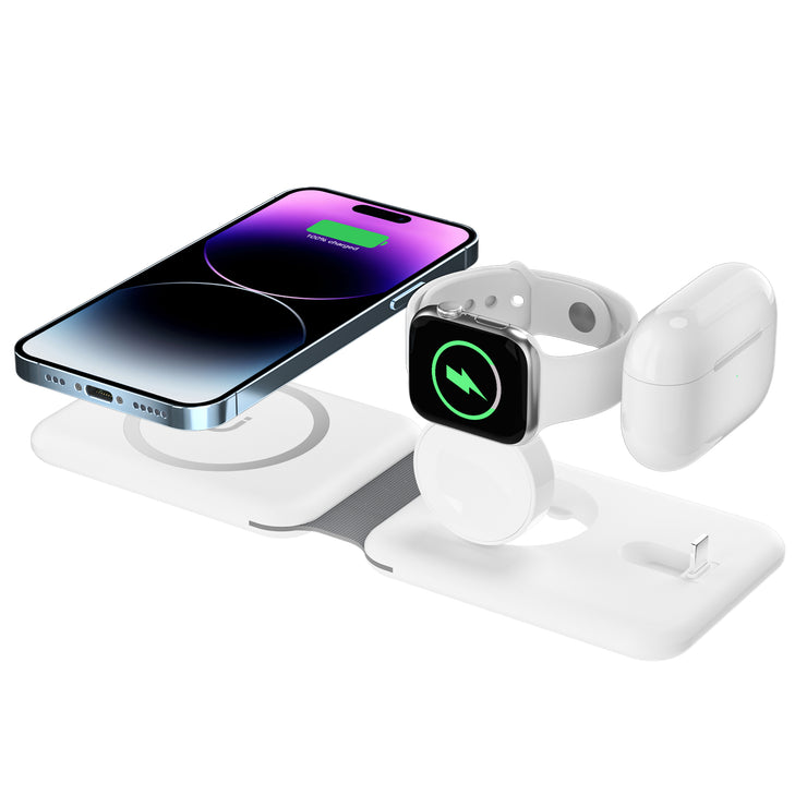 3 in 1 magnetic fast wireless charger for Apple products